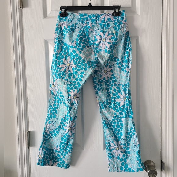 SALE!! Lilly Pulitzer Liza Capri - Picture 3 of 3